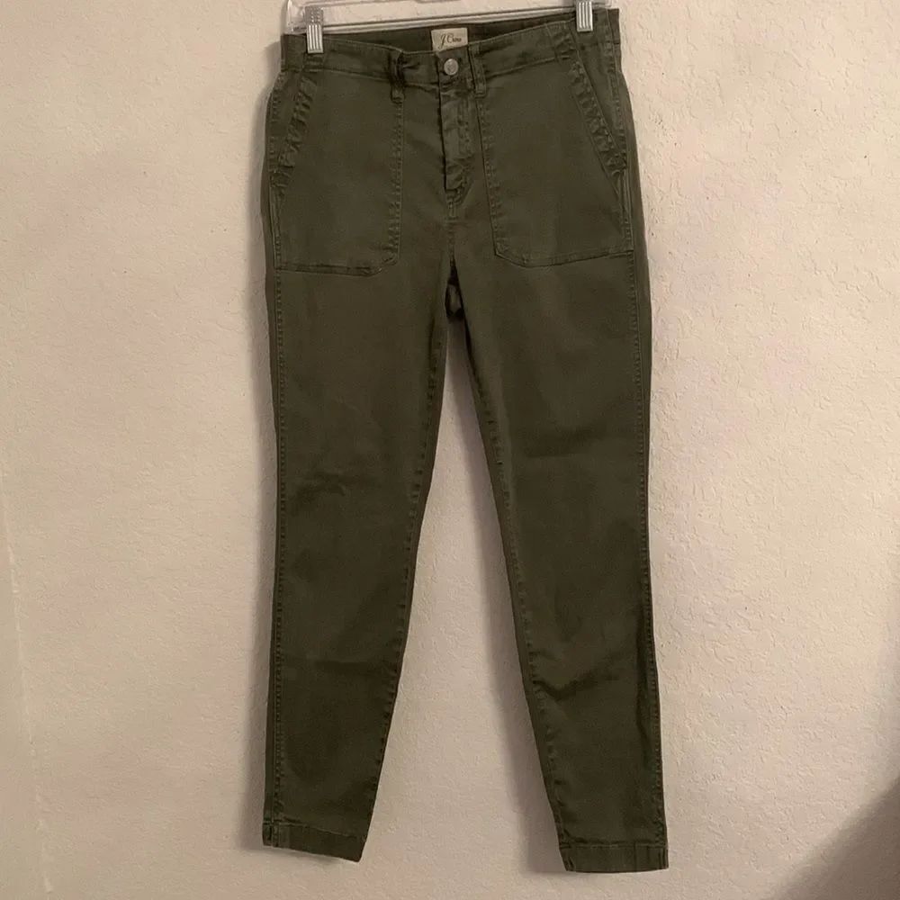 J.Crew Olive Green Cargo Style Skinny Women’s Pants Size 29